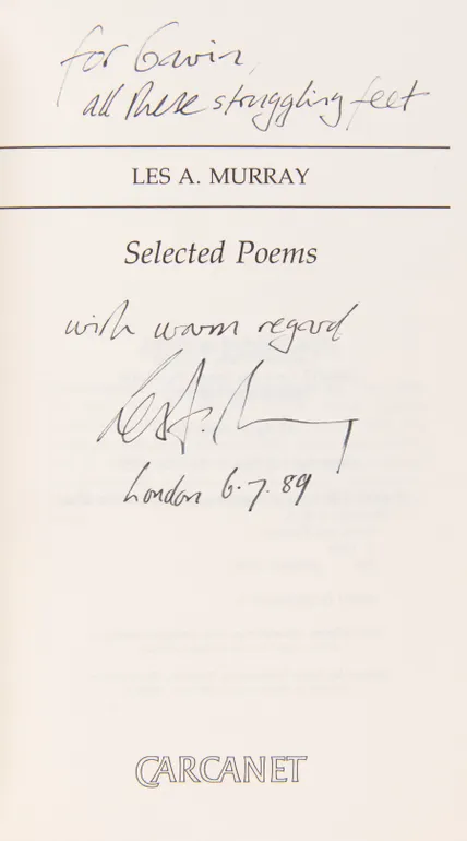 Selected Poems.