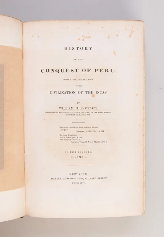 History of the Conquest of Peru,