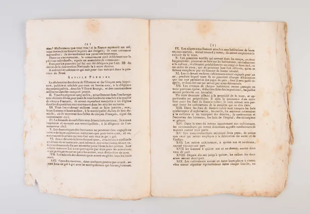 Au nom de la République. Proclamation.