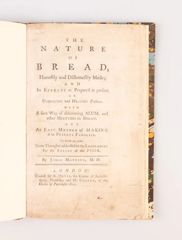 The Nature of Bread, Honestly and Dishonestly Made;