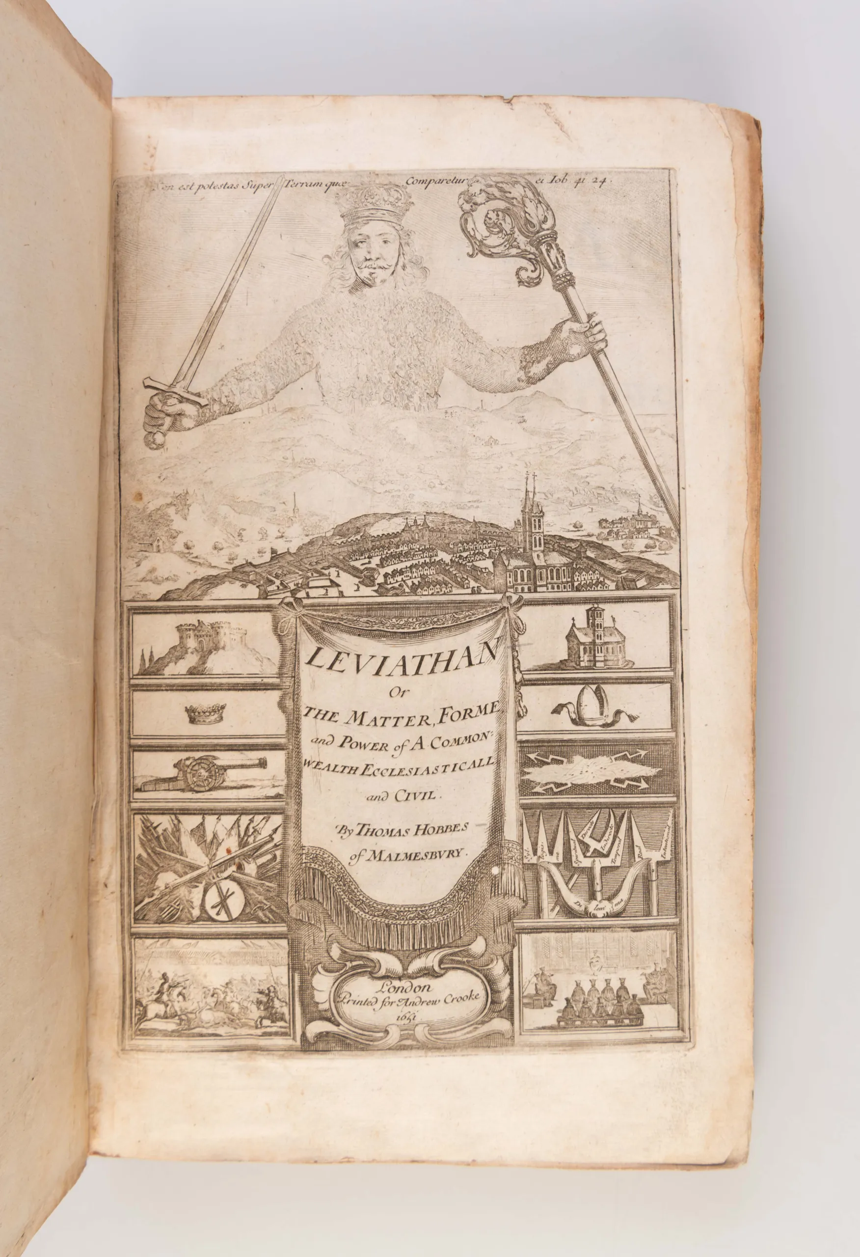 Leviathan, or The Matter, Forme, & Power of a Common-Wealth Ecclesiasticall and Civill.