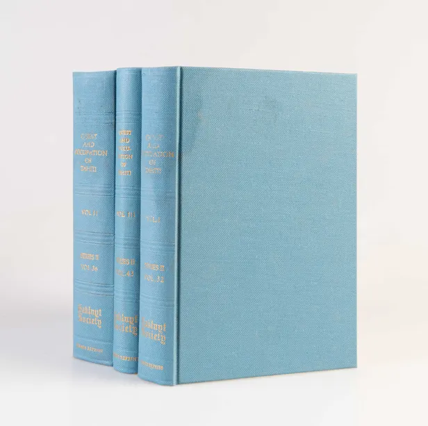 The Quest and Occupation of Tahiti by Emissaries of Spain During the Years 1772-1776.