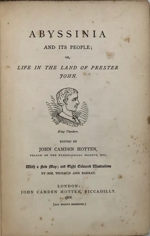 Abyssinia and its People; or, Life in the Land of Prester John.