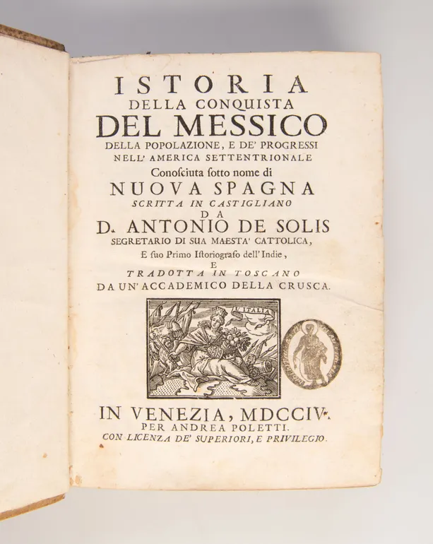 Istoria della conquista del Messico