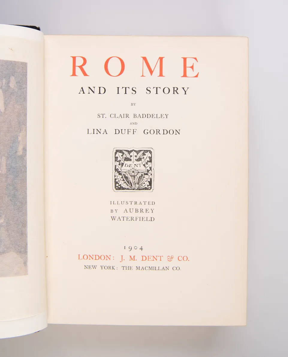 Rome and its Story.
