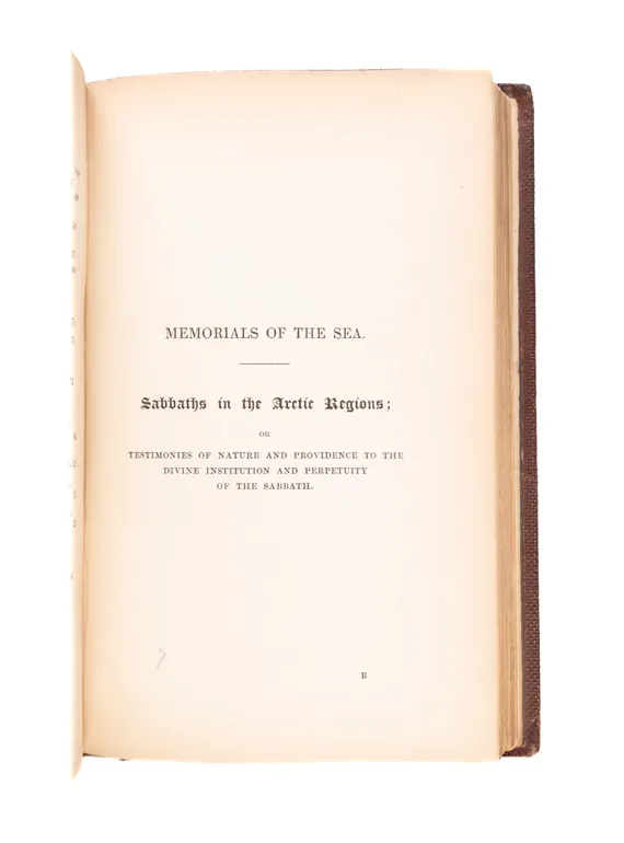 Memorials of the Sea. My Father: Being records of the adventurous life of the late William Scoresby, Esq. of Whitby.