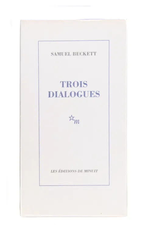 Trois Dialogues. Traduit de l'anglais en partie par l'Auteur, en partie par Edith Fournier.