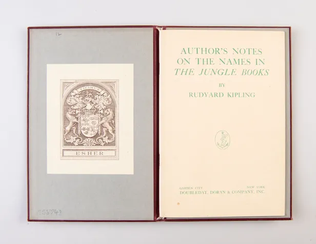 Author's Notes on the Names in The Jungle Books.