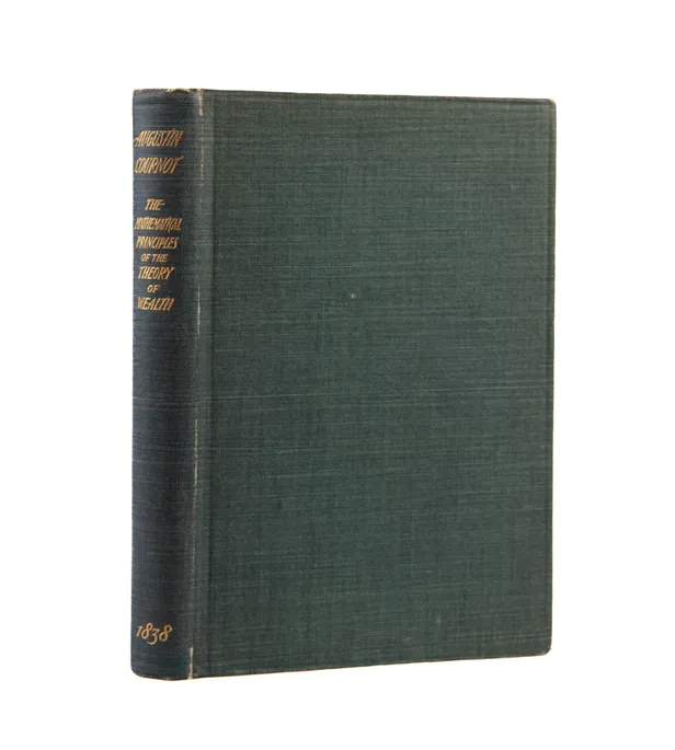 Researches into the Mathematical Principles of the Theory of Wealth. Translated by Nathaniel T. Bacon with a Bibliography of Mathematical Economics by Irving Fisher.