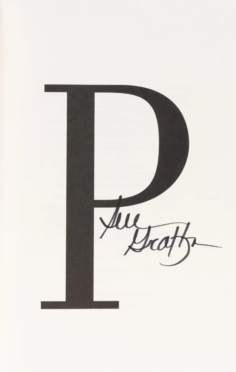 A Complete set of the Alphabet Series in First Edition: “A” is For Alibi, 