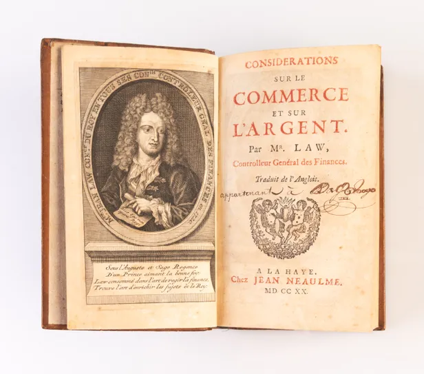 Considerations sur le commerce et sur l'argent. Par Mr. Law, controlleur genéral des finances. Traduit de l'anglois.