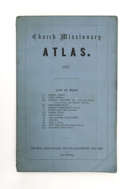 Church Missionary Atlas 1857. ...