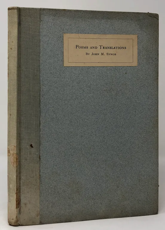 Poems and Translations by John M. Synge.