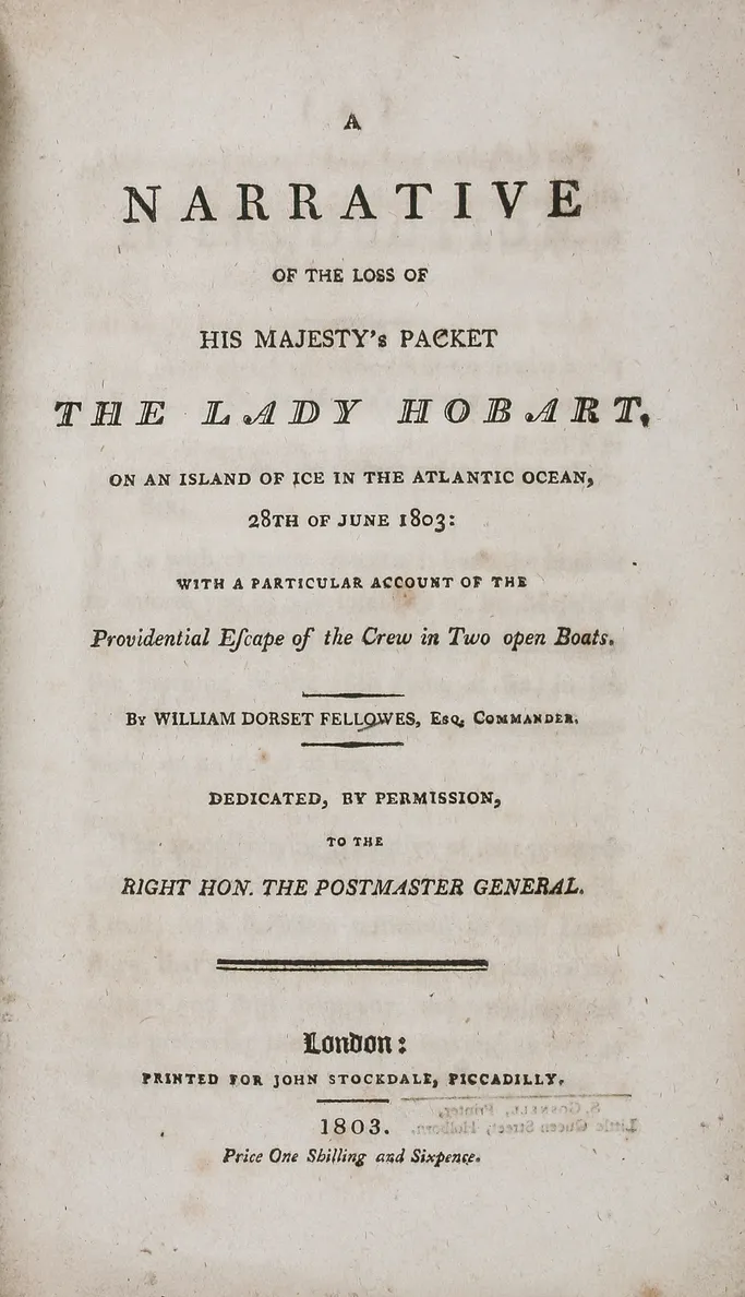 DEAN (John). A True and Genuine Narrative of the Whole Affair relating to the Ship Sussex, as sent to the Directors of the Honourable East India Company; from the Time she was deserted by the Officers, and greatest Part of the Crew, till she was unfortuna