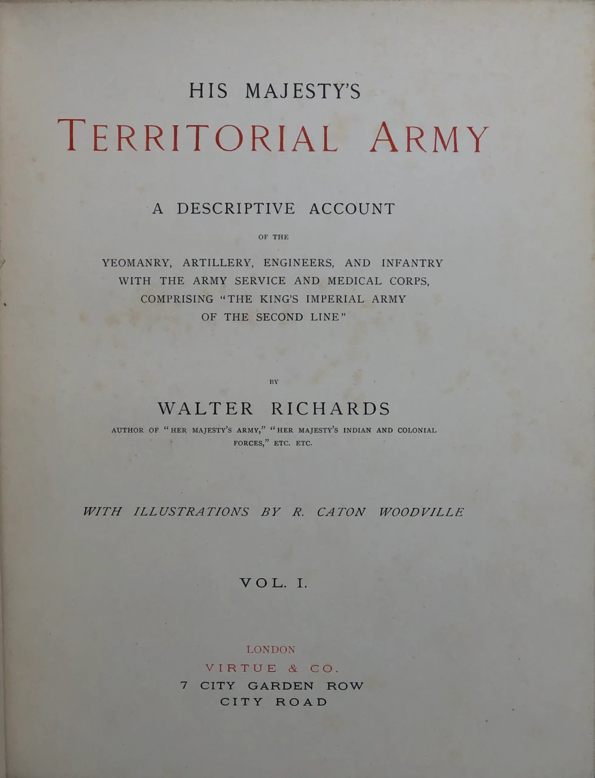 Her Majesty's Territorial Army.