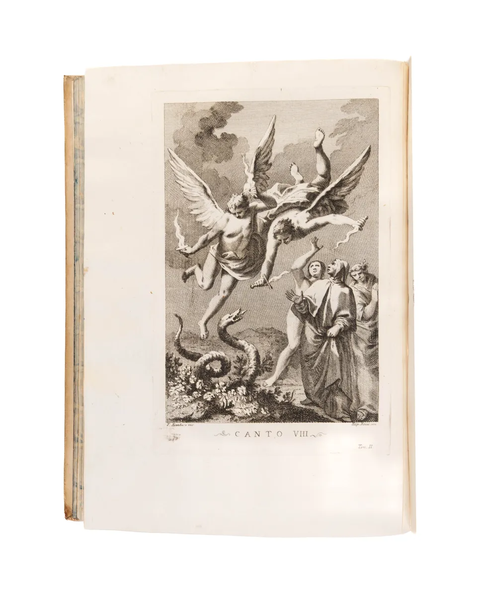 [Opere]. La Divina Commedia di Dante Alighieri con varie annotazioni e copiosi rami adornata.