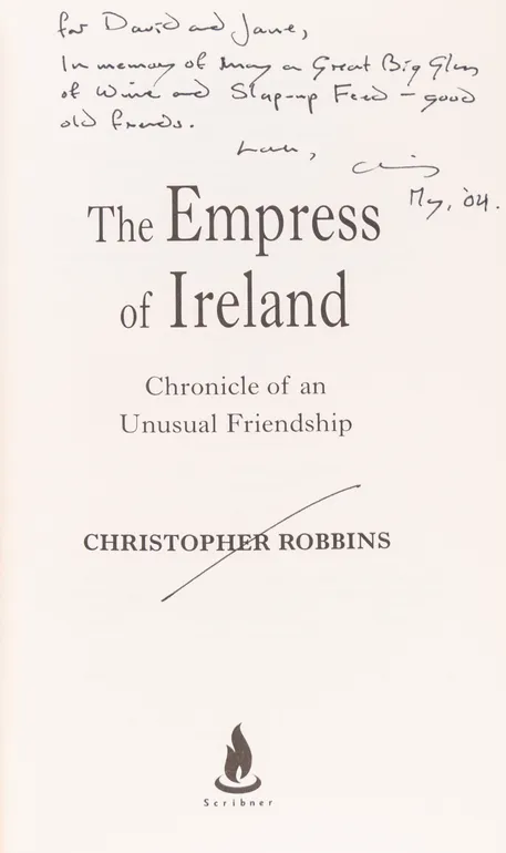 The Empress of Ireland. Chronicle of an Unusual Friendship.