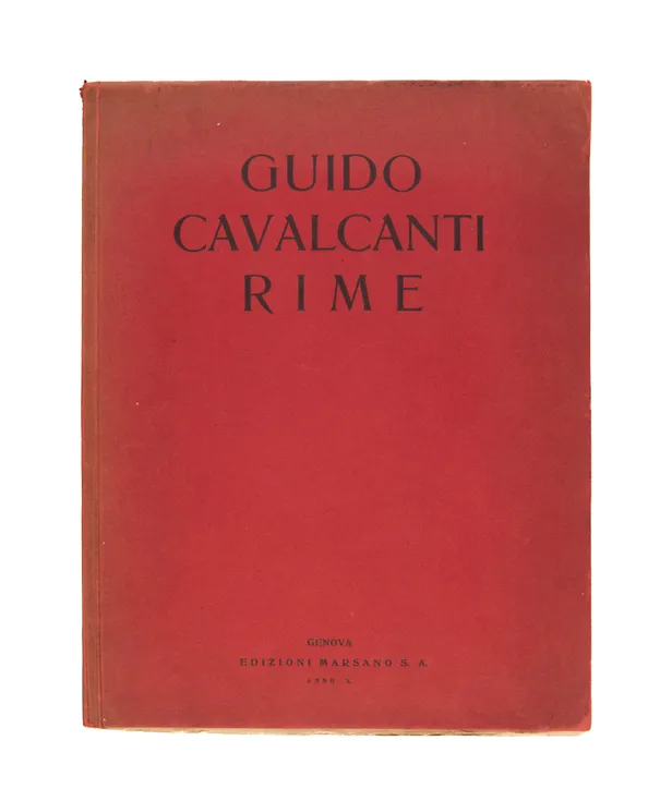 Guido Cavalcanti Rime