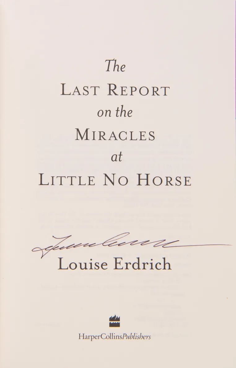 The Last Report on the Miracles at Little No Horse.
