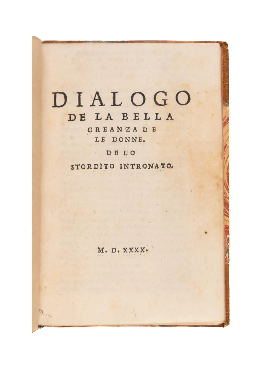 Dialogo della bella creanza delle donne