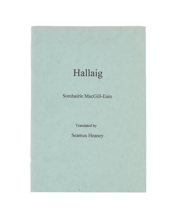 Hallaig. Translated by Seamus Heaney.