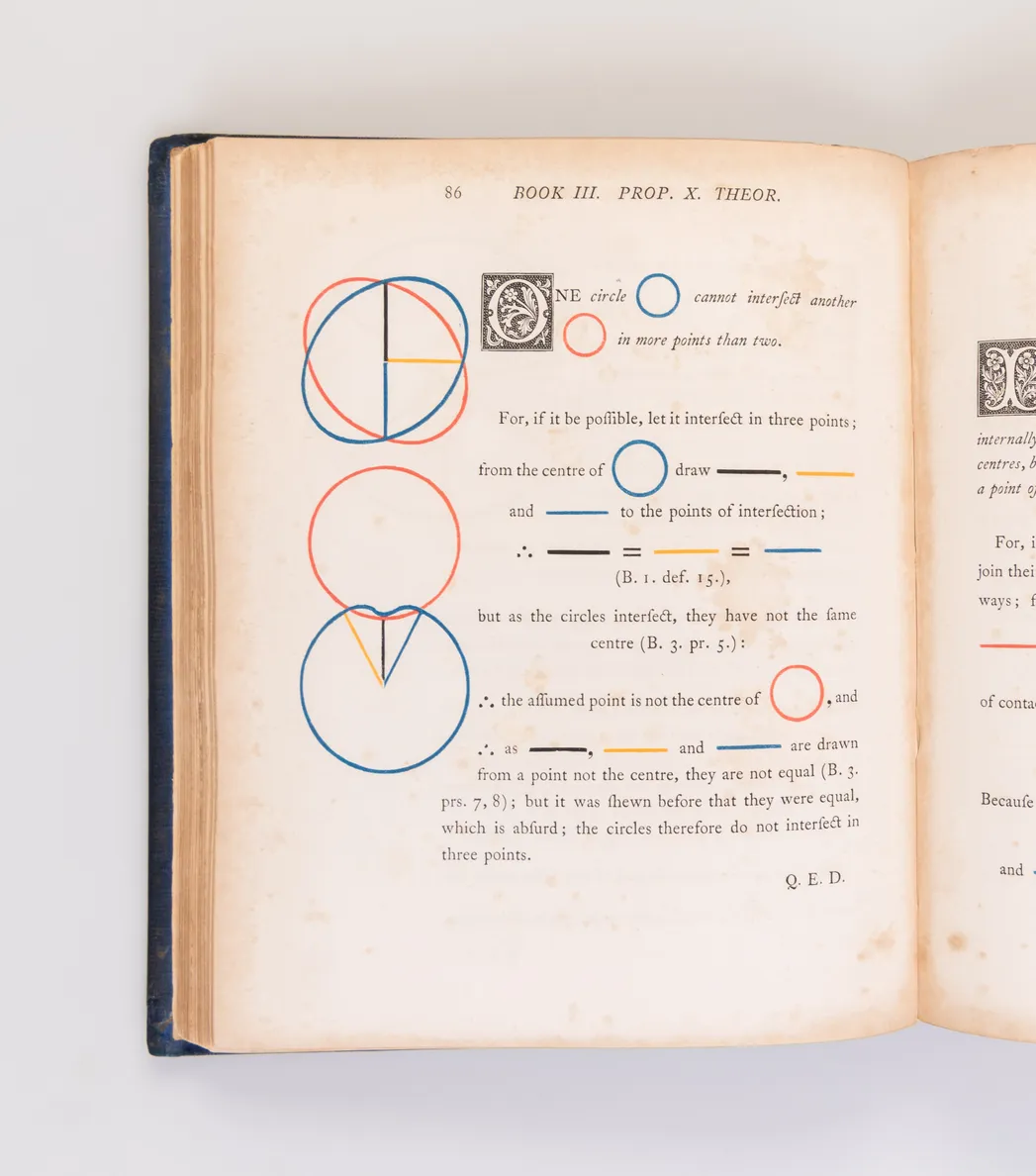 The First Six Books of Euclid. In which coloured diagrams and symbols are used instead of letters for the greater ease of learners.