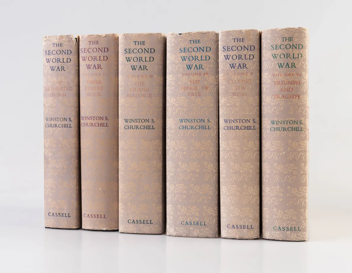 The Second World War: The Gathering Storm; The Finest Hour; The Grand Alliance; The Hinge of Fate; Closing the Ring; Triumph and Tragedy.