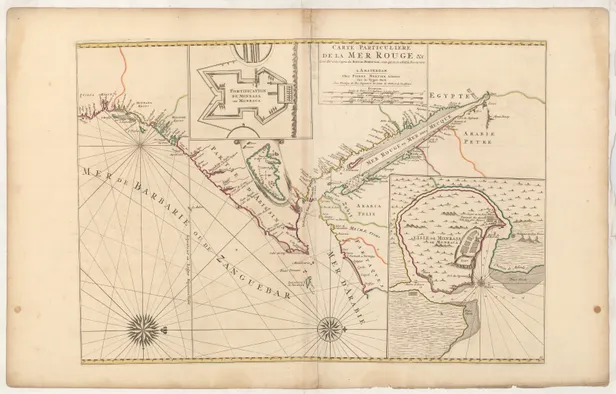 Carte Particuliere de la Mer Rouge &c. Levée par Ordre Expres des Roys de Portugal sous qui on en a Fait la Decouverte. ...