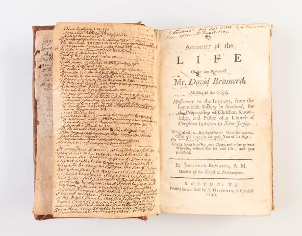 An Account of the Life of the late Reverend Mr. David Brainerd,