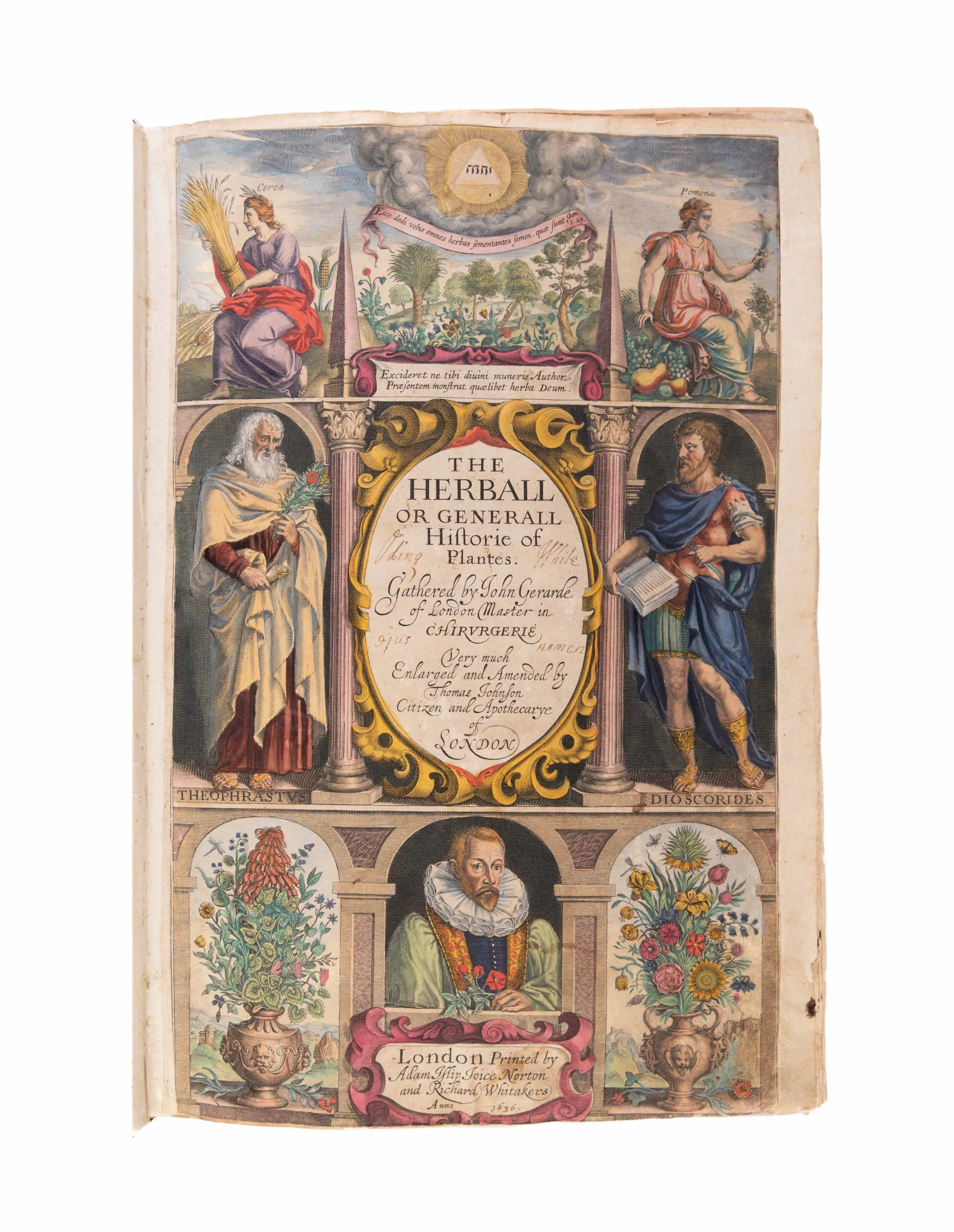 The Herball or Generall Historie of Plantes.