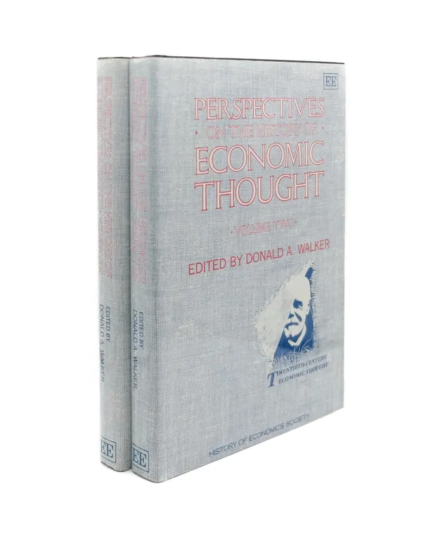 Perspectives on the History of Economic Thought. Volume One: Classical and Neoclassical Economic Thought; Volume Two: Twentieth Century Economic Thought.