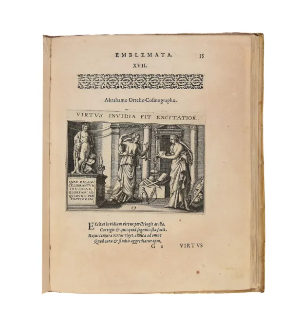 Emblematum liber. Ipsa Emblemata ab auctore delineata: a Theodore de Bry scuplta, & nunc recens in lucem edita.
Frankfurt, (Theodore de Bry), 1593