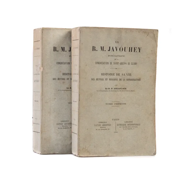 La R.M. Javouhey: fondatrice de la Congrégation de Saint-Joseph de Cluny; histoire de sa vie des oeuvres, et missions de la congrégation.