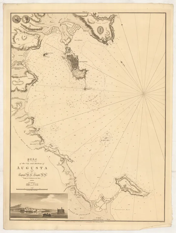 Plan of the City and Harbour of Augusta ...