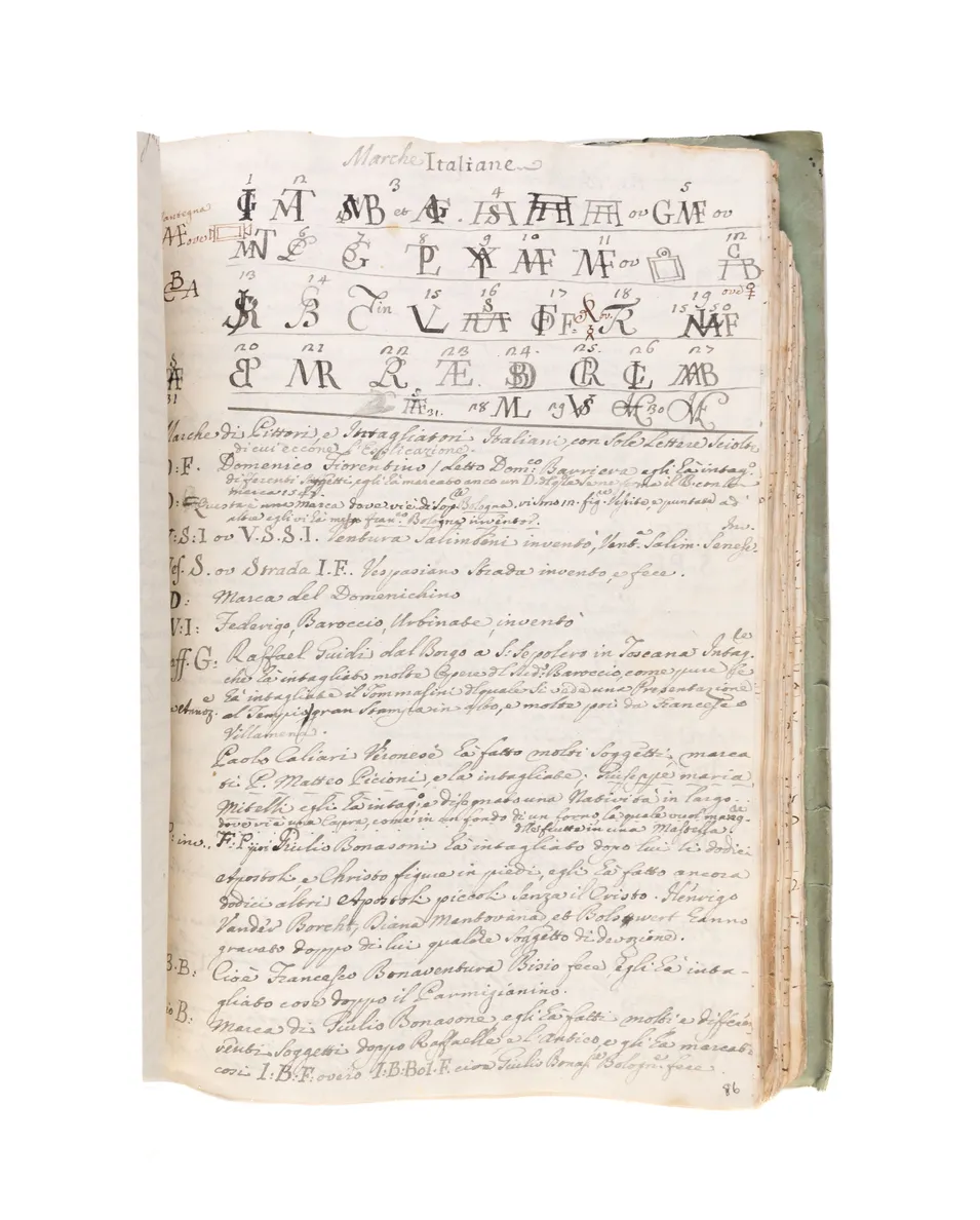 [Manuscript on paper] Trattato della noblissima arte (calcografica) incisoria