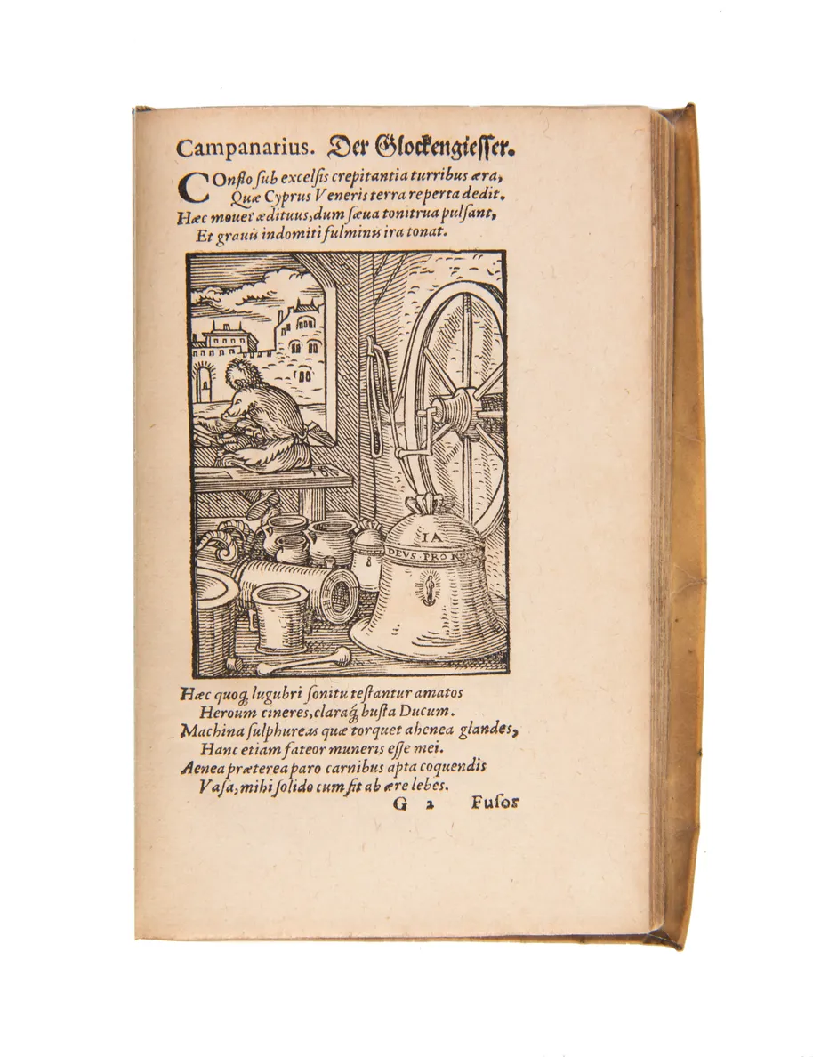 De omnibus illiberalibus sive mechanicis artibus... 
Frankfurt, (Georg I Rab for Sigmund Feyerabend), 1574