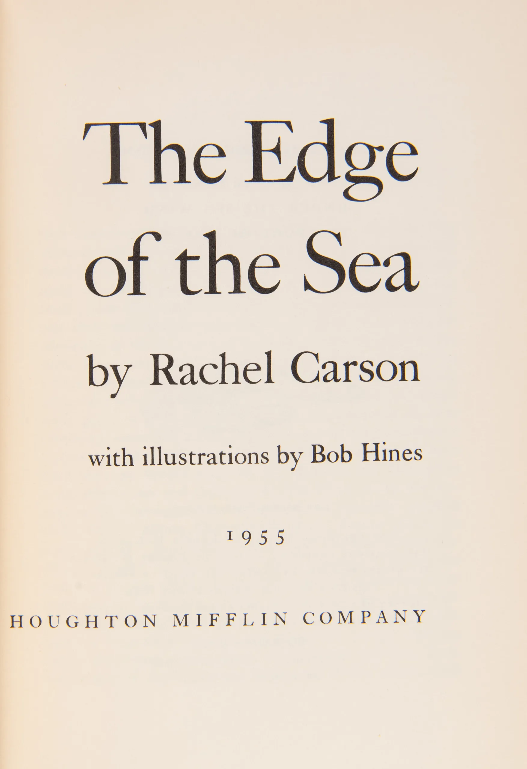 The Edge of the Sea.