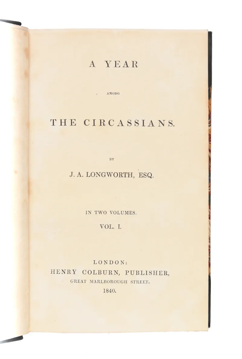 A Year Among the Circassians.