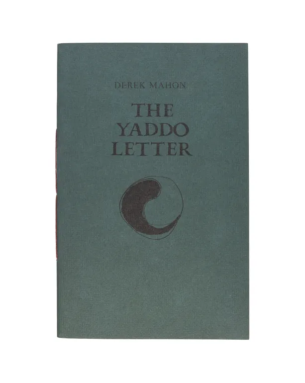 The Yaddo Letter. With a frontispiece by Barrie Cooke.