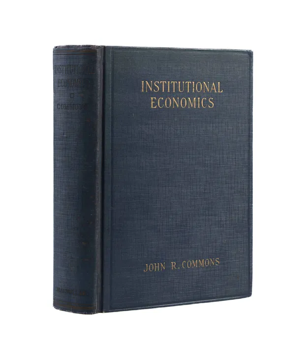 Institutional Economics. Its Place in Political Economy.