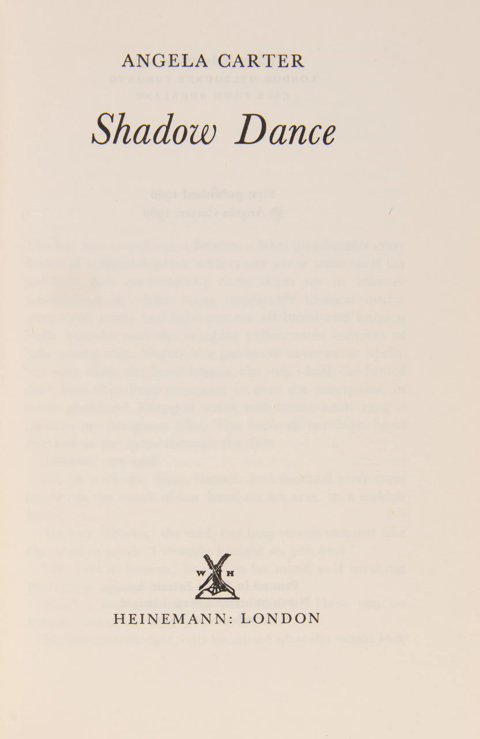 Shadow Dance.