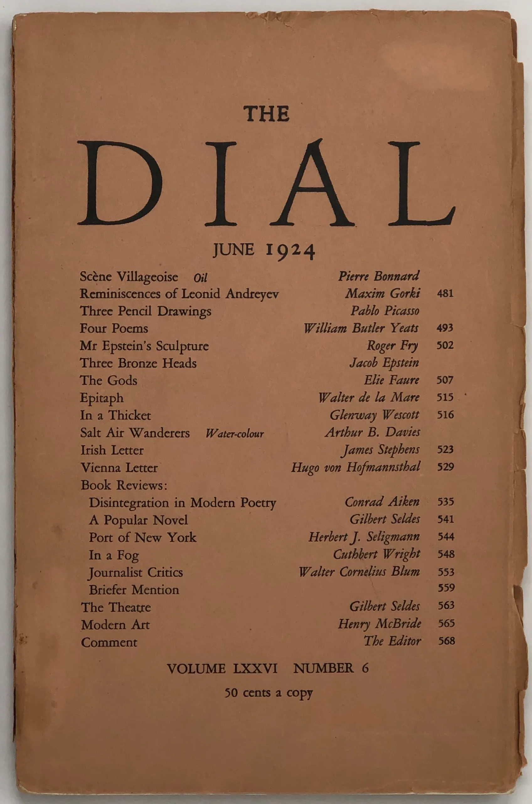 The Dial. Volume LXXVI, No. 6.