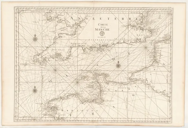 Carte de la Manche