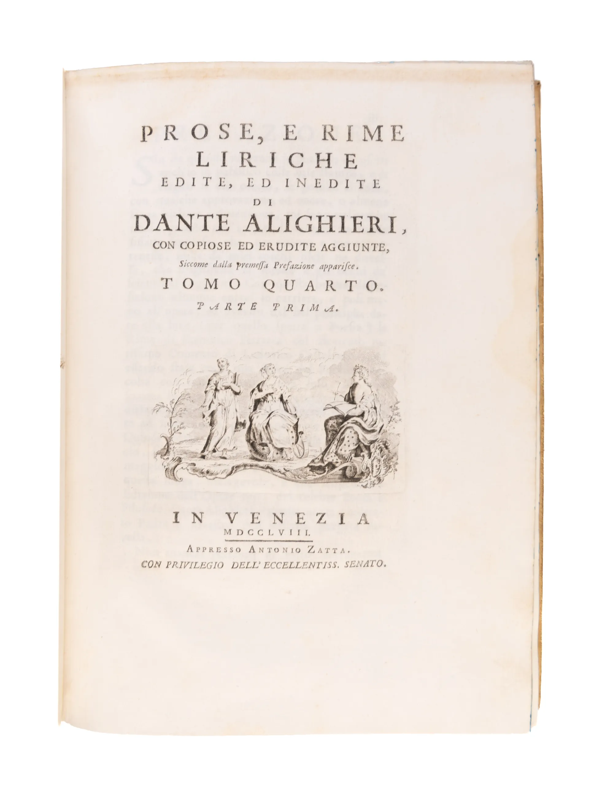 [Opere]. La Divina Commedia di Dante Alighieri con varie annotazioni e copiosi rami adornata.
