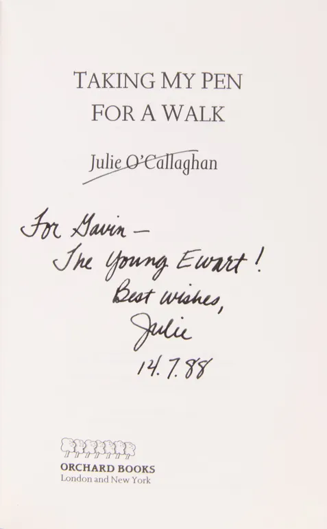 Taking My Pen for a Walk.