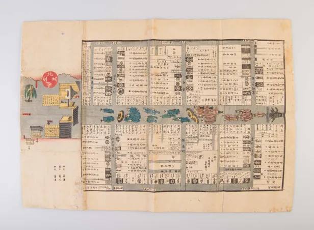 Kitasato tsuzen [Yoshiwara Map]
