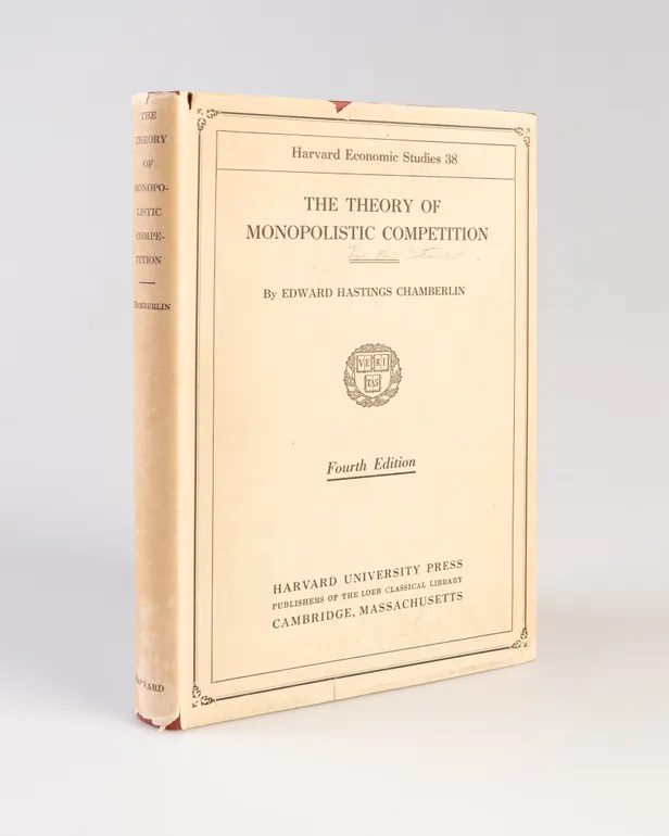 The Theory of Monopolistic Competition. A Re-orientation of the Theory of Value.