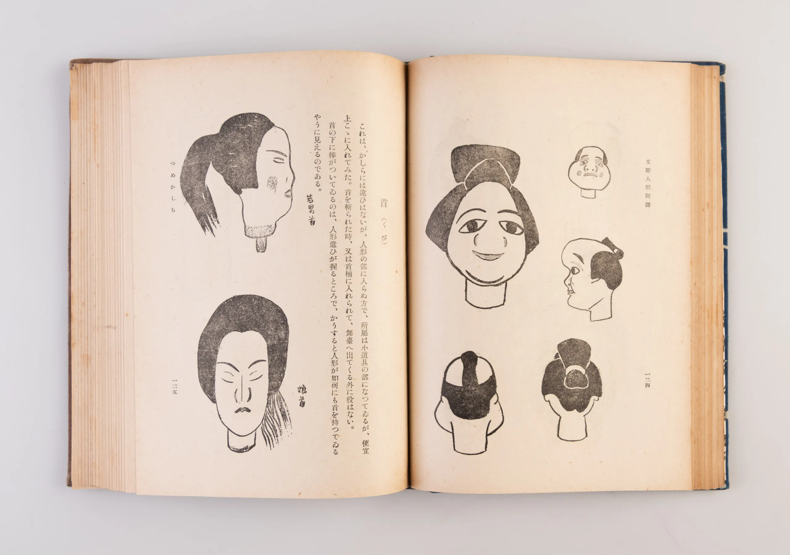 Bunraku ningyo zufu [Illustrated book of Bunraku Puppets].