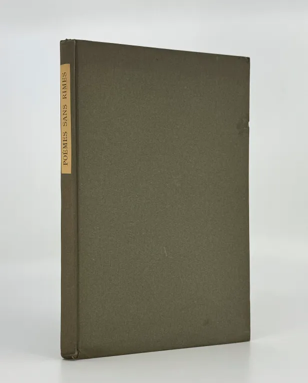Poemes sans Rimes.