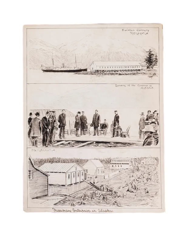 “Missionary Enterprise in Alaska” [Original illustration from The Graphic.]